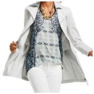 Cabi #253 Blue Print Blouse Top | S